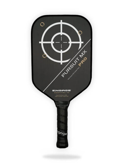 ENGAGE PURSUIT PRO MX RAW T700 CARBON FIBER PICKLEBALL PADDLE